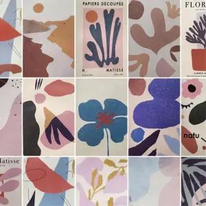 인테리어 꾸미기용 레트로 사각 스티커 SET 여학생 폰꾸