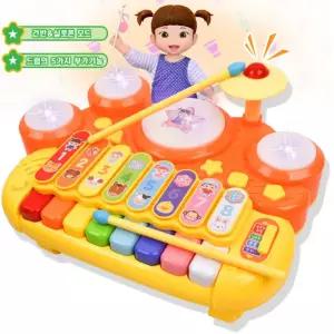 2살 아기선물 노래하고 연주하는 드럼실로폰 청각발달 돌봄센터 놀이방 음률악기