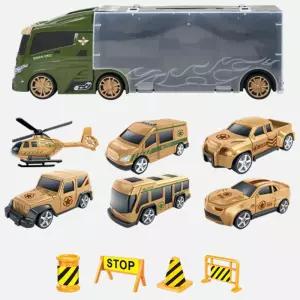 남자아이 역할놀이 군용차량 운반 장난감차 남아선물 상상력 모형완구 두뇌발달