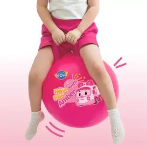어린이 조카선물 점핑놀이 캐릭터 통통볼 아기장난감 방방말 실내운동 호핑볼
