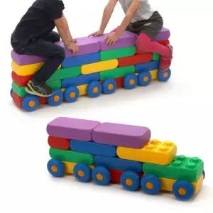 키즈카페 어린이집 창의력만들기 빅블록29p 블럭놀이 아동장난감 공동육아