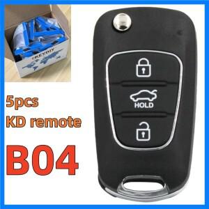 5개입 KEYDIY 범용 B-시리즈 B04 리모컨 KD900 URG200 KD-X2 MINIKD 3버튼 자동차 키 HY 스타일용