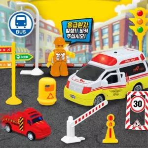 어린이 역할놀이 소방차 구조대 장난감차 소근육운동 창의력 남아선물 모형완구