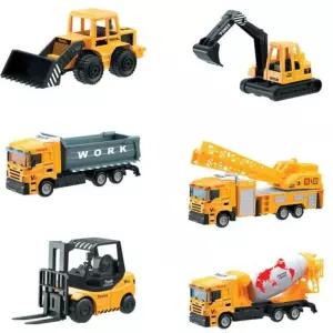 유아 운전놀이 덤프트럭 건설 중장비 6종 두뇌발달 아기장난감 유치원 창의력