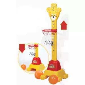 아기 신체발달 키재기 높낮이 기린 농구대 유아완구 아이방 조카선물 주니어