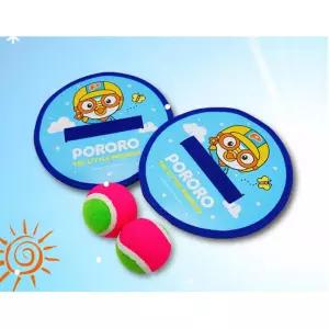 유아 공던지기놀이 찍찍이 뽀로로 캐치볼 흡착공 유치원 공튕기기 오감발달