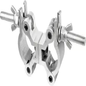 MAD OWL 무대 조명 이중 파이프 클램프 장비 및 액세서리 35mm-45mm 듀얼 헤드 트러스 마운팅 브래킷 회전