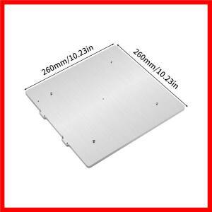 Anycubic Kobra S1/ 가열 플랫폼 교체 부품 8mm 알루미늄 플레이트/강판/1.5mm 스티커 및 실리콘 히터