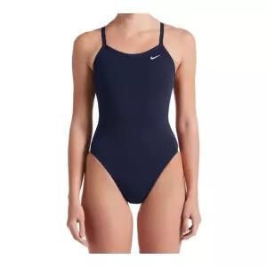 나이키 NIKE 나이키스윔 NEW 여성 앤서 솔리드 레이서 백 자수 앤 하이컷 NESSA017-410 340627