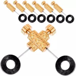 제네릭 가죽 공예품 위치 핀 8개입 재봉 독특한 용품 퀼팅 웨딩 부케 재봉용 (사진 2)