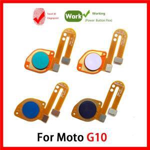 새로운 홈 버튼 지문 터치 ID 센서 커넥터 스캐너 Motorola G10 5G 용 플렉스 케이블