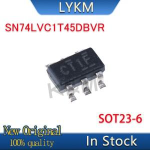 10PCS  원본 SN74LVC1T45DBVR 스크린 프린팅 CT1F SOT23-6 레벨 시프터 칩