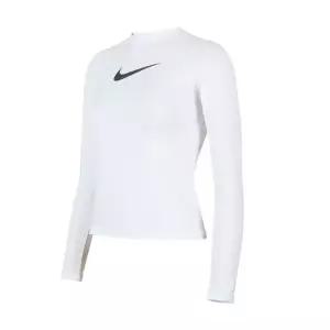 나이키 NIKE 나이키스윔 아동래쉬가드 여아동 스우시 롱 슬리브 하이드로가드 NESSD743-101 340879