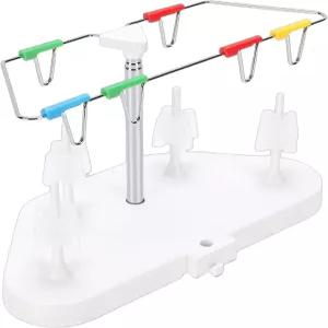 TIKATARER 나사산 스풀 홀더 조절 가능한 높이 4 스탠드 세르거 14HD854 S0100 재봉틀 및 자수기에