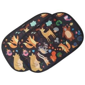 Enovoe 2팩 동물 자동차 창문 햇빛 가리개 - 53.3 x 35.6cm(21 14인치) 눈부심 및 자외선 차단 가리개, SUV, 미니밴 풀 사이즈 자동차에 적합