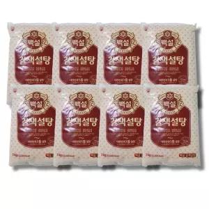 백설 갈색 설탕 3kg 8봉