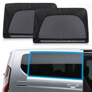 ZATOOTO 자동차 창문 스크린 통기성 좋은 메시 가리개, 곤충, 자외선 및 열로부터 90% 보호, MPV 미니밴 트럭과 같은 햇빛 2팩, 높이 124.9cm x 79.5cm(49.2인치 29.5인치)까지 늘어남