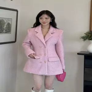 여성용 우아한 겨울 롱재킷 여성코트 재킷 아우터 러블리