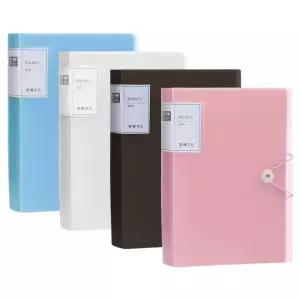 버클잠금 클리어 60매 파일 A4 컬러