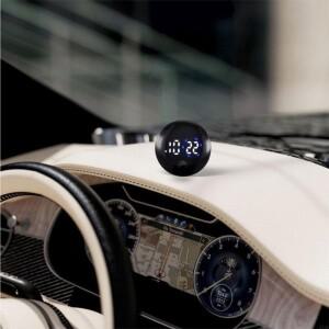 M76E 방진 에너지 절약 디지털 차량 환기 시계 ABS 소재 바이크 오토바이