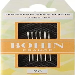 보힌 태피스트리 핸드 니들 - 사이즈 28 흰색