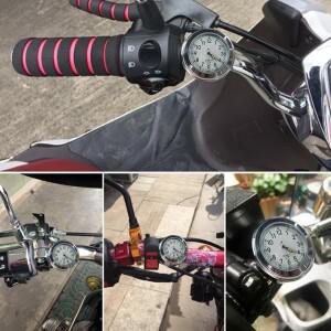 범용 바이크 오토바이 시계 방수 자전거 알루미늄 스쿠터 전동 ATV에 대한 경량 패션 장비