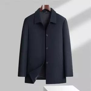 남성 봄가을 코트 재킷 숄카라 울 A02Z3 카쥬1