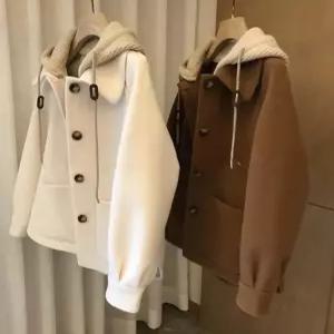 후드 하프코트 데이트룩 잠바 여성용 자켓 루즈핏 바람막이