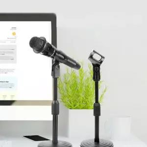 마이크스탠드 탁상용마이크거치대 받침대 스텐드 걸이 YUE6+8pSU