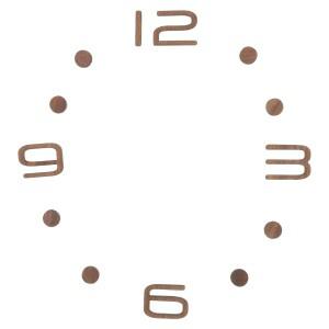 블랙 월넛 벽시계 미니 소형 숫자 3D 나무 스티커 용품  로마 자체 접착 디지털 시계용 DIY 쿼츠