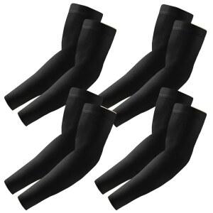 VNLEXMC 4쌍 팔 소매로 남성과 여성의 팔을 가리고, 자외선 차단, 쿨링 스포츠 컴프레션, 타투 커버 슬리브