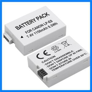 캐논 Rebel 디지털 카메라용 LP-E8 LP E8 배터리, T3i 600D 550D 키스 X5 X4 X6