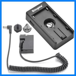 LP-E8 더미 배터리 DC 커플러, NP-F 어댑터 플레이트 포함, 캐논 EOS Rebel T5i Kiss X6 X5 X4