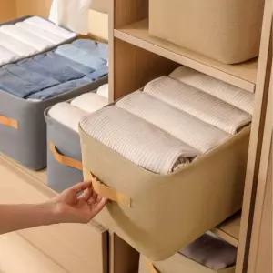패브릭 수납함 소품 정리함 서랍형 적층형 보관함 옷정리