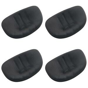 ZZLZX 헬멧 보호 내부 패드 9.5x6cm(3.75x2.375인치) 야구 소프트볼 탈착식 턱 페이스 가드 컵 청소년 운동 선수 마스크용 4개