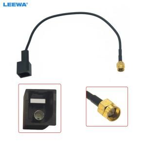 LEEWA 자동차 HFC-III 남성 플러그 - 토요타/렉서스호환 GPS/DAB 튜너 안테나 어댑터용 SMA 플러그(RG316