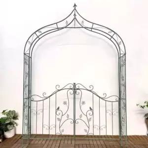 아치형 대문 철제 게이트 울타리 아치 넝쿨 꾸미기 주택
