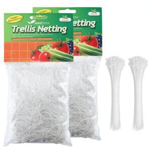 정원 트렐리스 네트 화이트 내마모성 헤비 듀티 폴리에스터 클라이밍 식물용 토마토 야외 원예 액세서리
