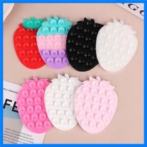 딸기 디자인의 흡착식 거치대; 차량용 휴대폰 범용 모바일 홀더; 내비게이션 브래킷; 고정 패드