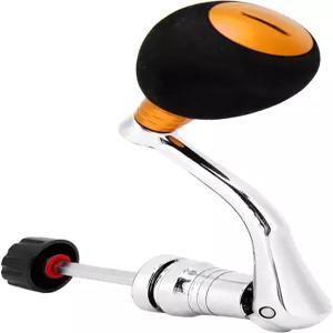 요수 블랙 플라스틱 낚시 릴 손잡이 낚시용 회전식 전동 교체용 방적 2 모델 3가지 색상 옵션