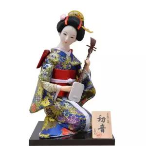이자카야 일본 기모노인형 인테리어 피규어 소품 전통 장식 조각상