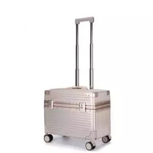 승무원 캐리어 가로형 17인치 미니 기내용 알루미늄 하드케이스 여행가방