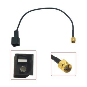 자동차 HFC-III 남성 플러그 - 토요타/렉서스호환 GPS/DAB 터너용 SMA 안테나 어댑터(RG316 동축 케이블