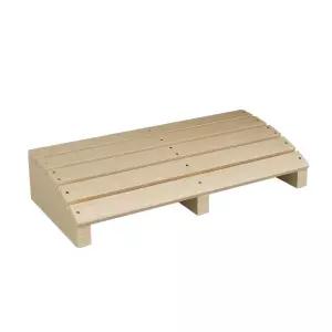 사무실용 책상발받침대 원목 높이조절 발디딤대 편안한자세 다리받침대