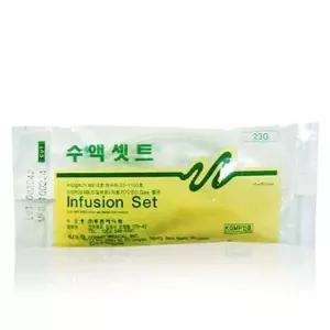두원 수액세트 유침 23G 1인치 20Drop DEHP Free 50개