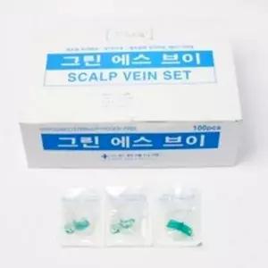 두원 나비침 24G 3/4inch 100개입 Scalp Vein Set DEHP Free