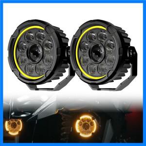 BMW R 1200 GS LC 어드벤처 2014-2018 용 하네스 스위치가있는 5 인치 하이 로우 빔 고출력 110W ADV 오토