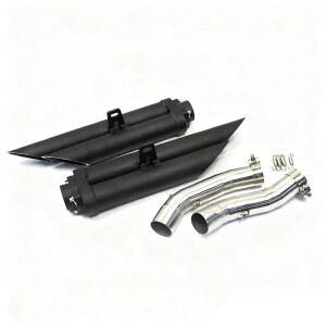 FIRECARP YZF R1 슬립온 머플러, 스테인리스/티타늄 합금 제작 배기 파이프, 2007 2008년 모델 대응 세트 A [병행수입품]