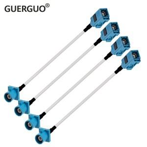 RF 동축 RG316 케이블 Fakra Z RAL 5005 남성과 여성 GPS 안테나 연장 코드 자동차 텔레매틱스 네비게이션