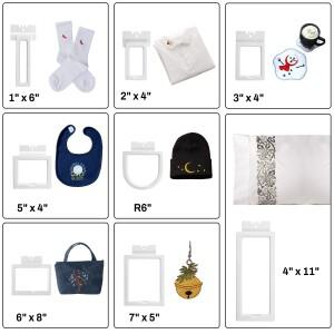 8피스 마그네틱 자수 농구 세트 Smartstitch S1001 기계에 대 한 마이티 후프 프레임